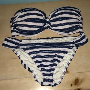 Striped Victoria’s Secret bikini
